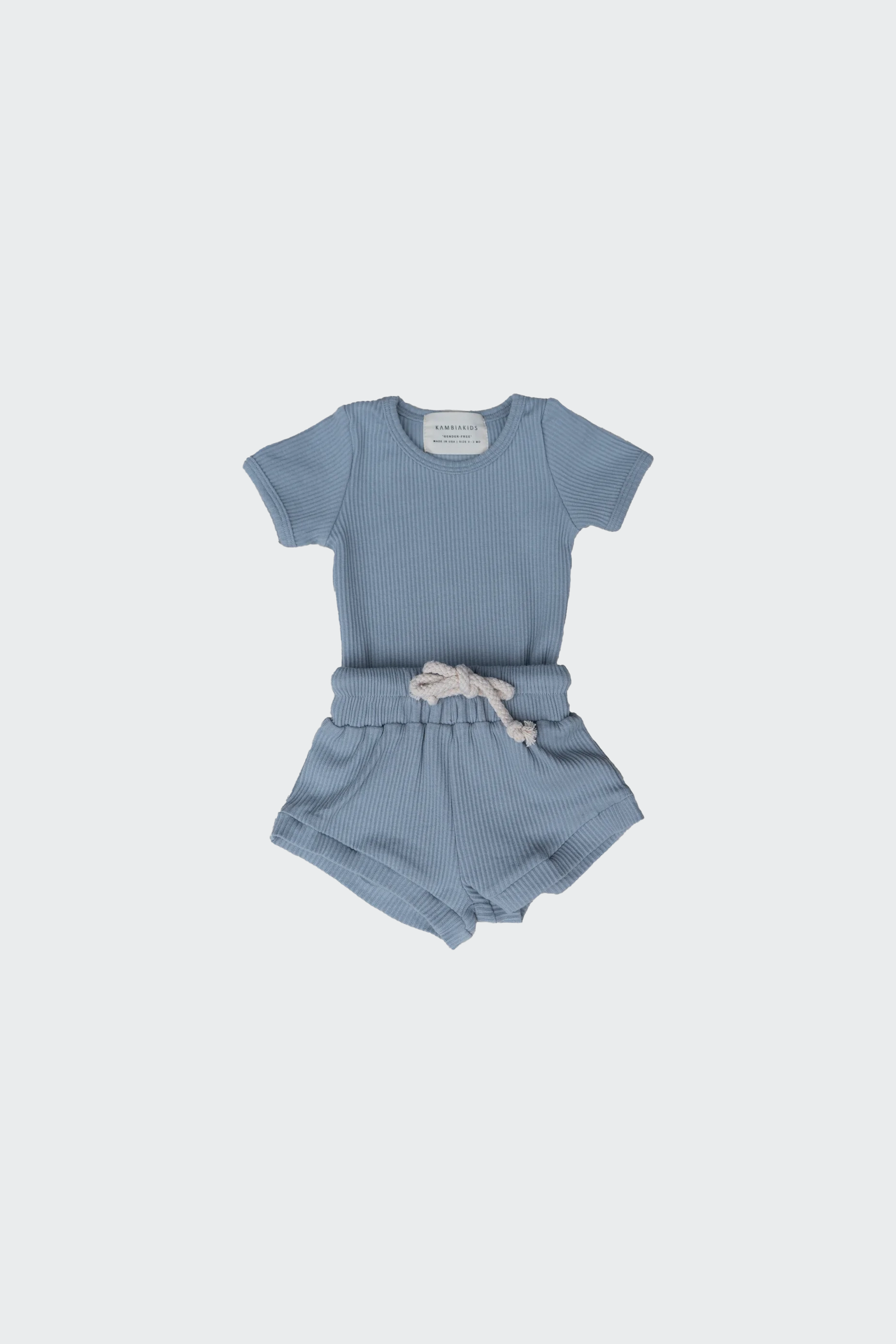 Ribbed Short Set