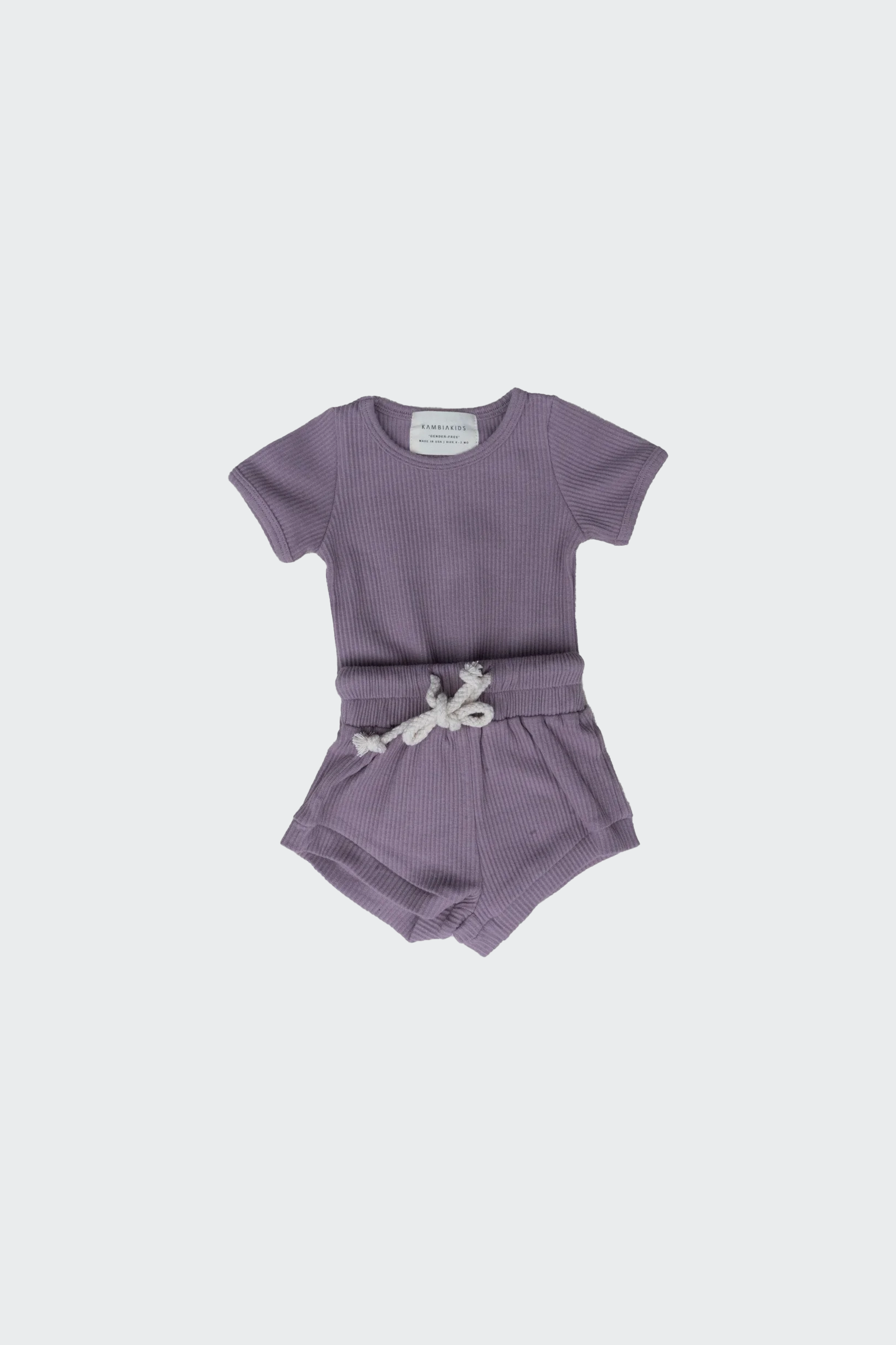 Ribbed Short Set